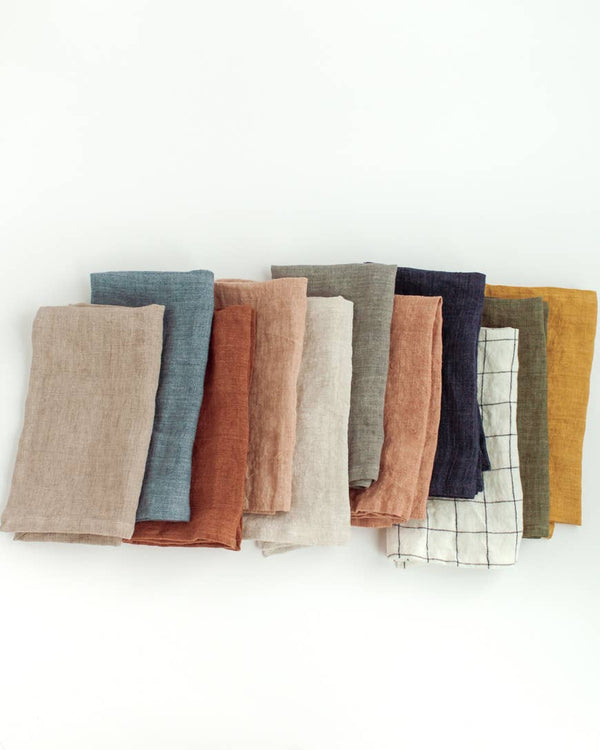 Stone Washed Linen Dinner Napkin - Set of 2