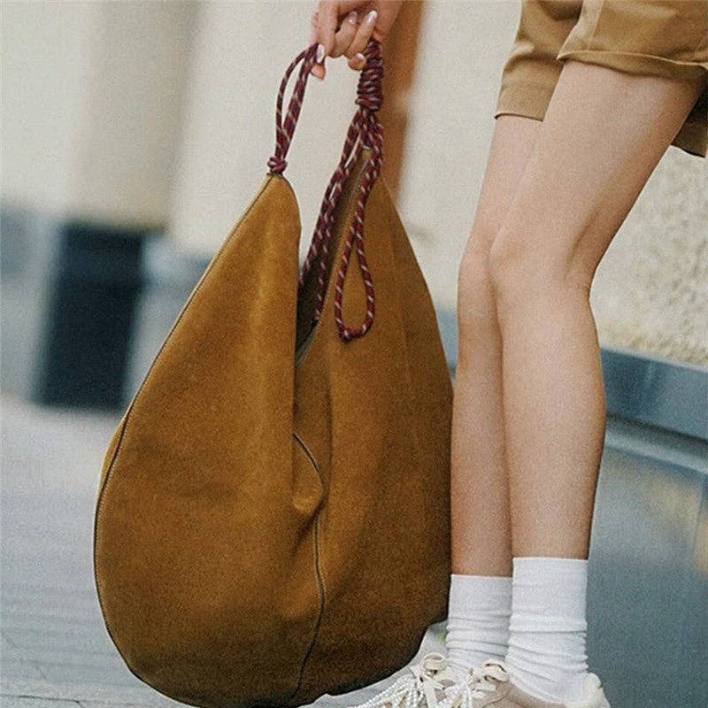 Leather Large Capacity Tote Bag