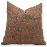 Block Print Pillow - Mor Mukut