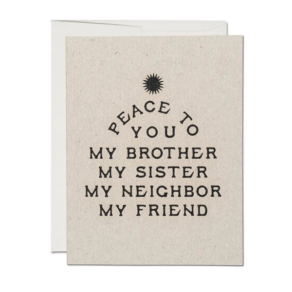 Peace to You Card