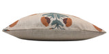 Block Printed Lumbar Pillow - Badshah