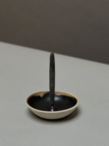 Stoneware Incense Holder, Black