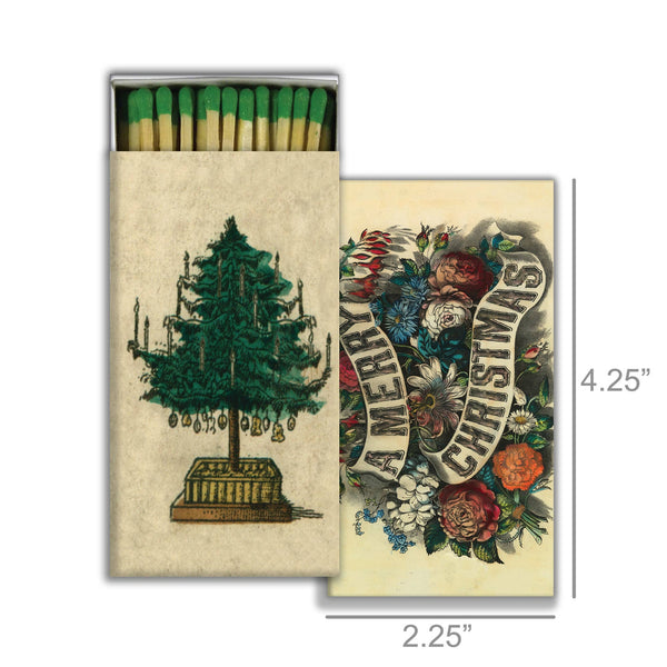 Matches - Holiday Tree & A Merry Christmas