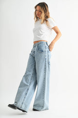 Classic Relaxed Wide Leg Jeans