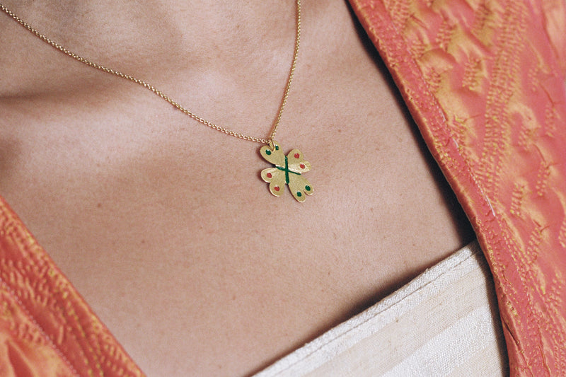 Trébol/Clover Necklace