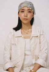 Dance Gold Circle Necklace