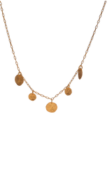 Dance Gold Circle Necklace