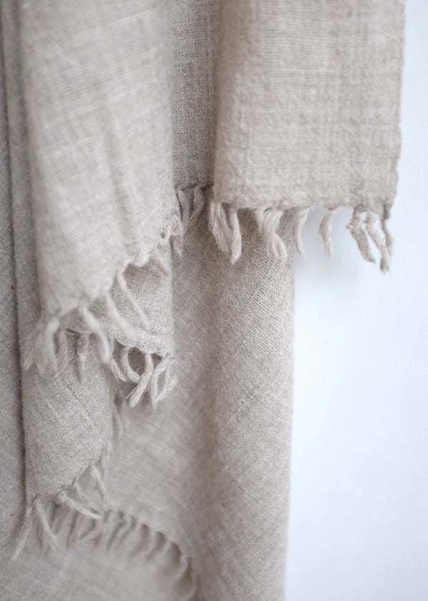 Lightweight Scarf / Throw, Oatmeal