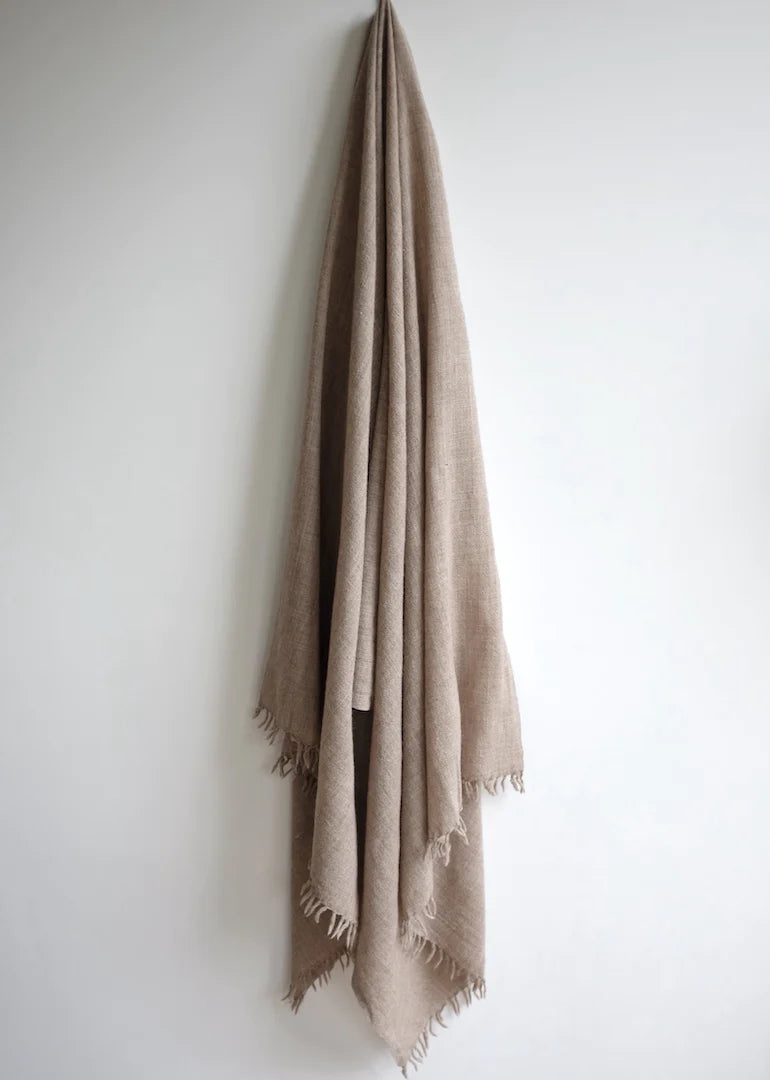 Lightweight Scarf / Throw, Oatmeal