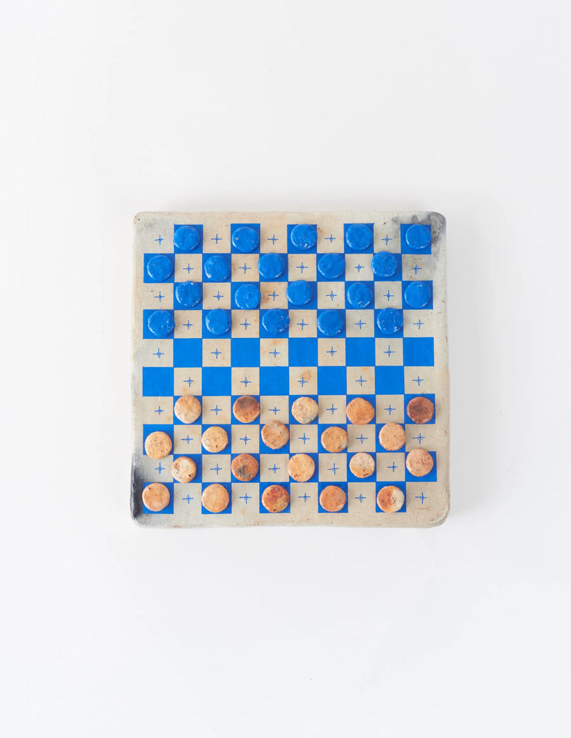 Ceramic Checkers Board