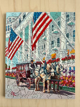 Stars, Stripes, and the Grand Hotel Wooden Puzzle