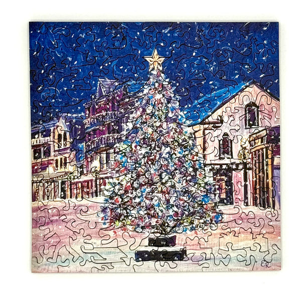 Mackinac Christmas Tree Wooden Puzzle