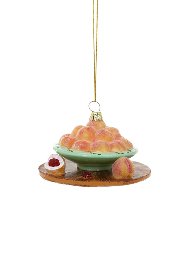 Bowl of Peaches Ornament