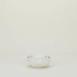 SIMPLE MARBLE BOWL - SMALL - WHITE