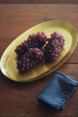 Brass Oval Tray, Medium