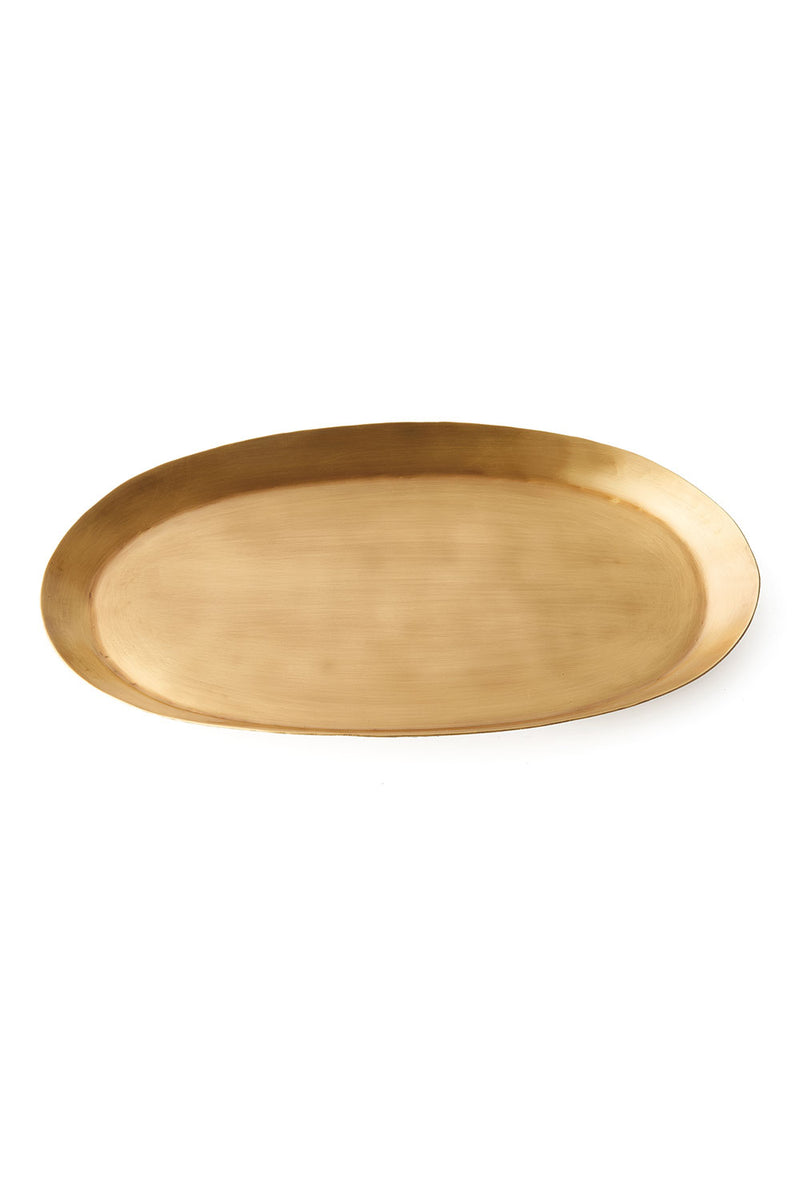 Brass Oval Tray, Medium