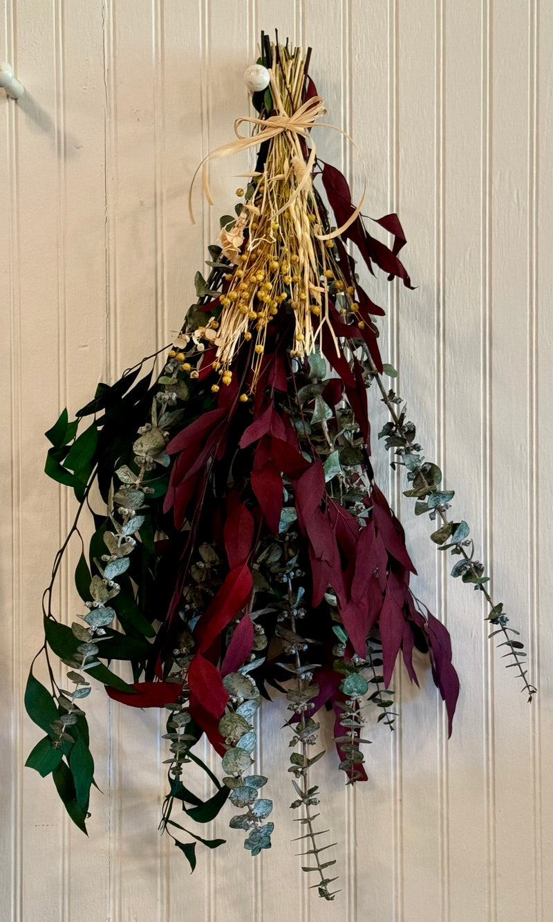 Dried Flower Swag 28"