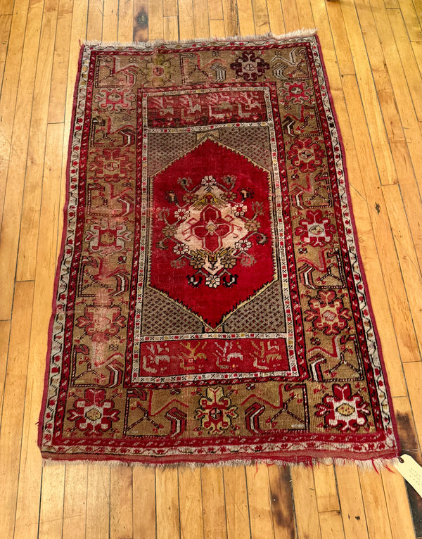 Antique Turkish 1920s Rug