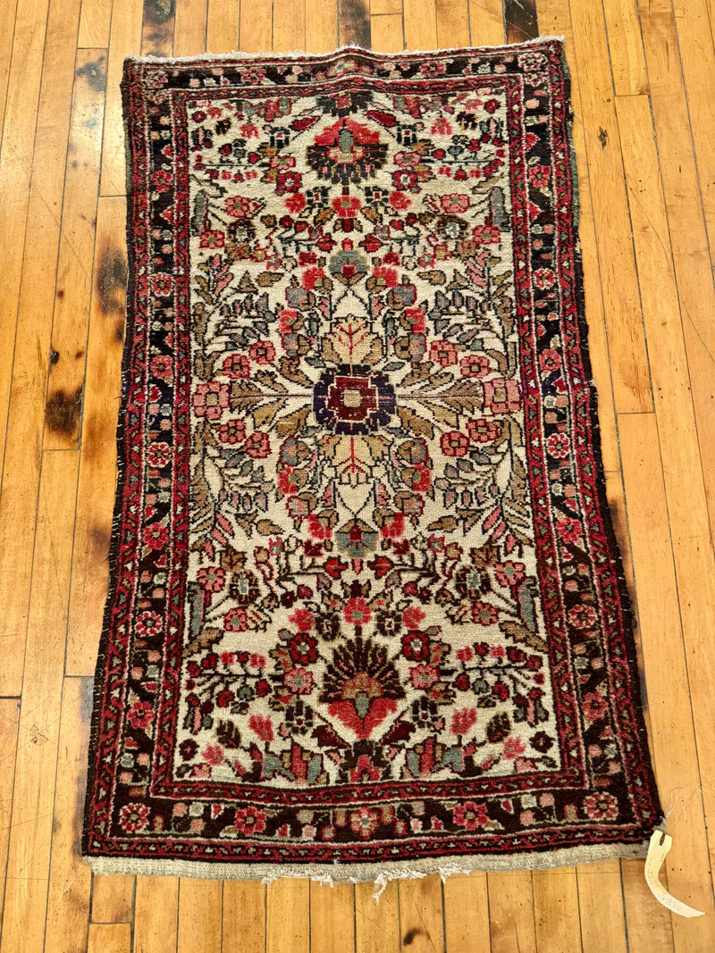 Antique Iranian Scatter Rug