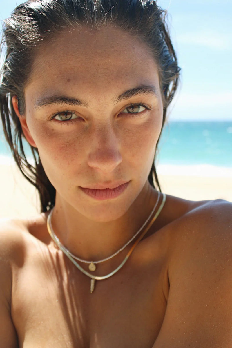 Rice Pearl Beaded Necklace