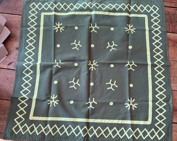 Glens Falls Green Bandana