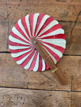 Cambodian Hand Fan, Red