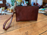Leather Clutch Purse