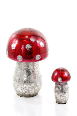 Mercury Glass Mushrooms