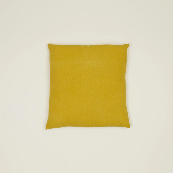 SIMPLE LINEN PILLOW - MUSTARD - 18"x18"