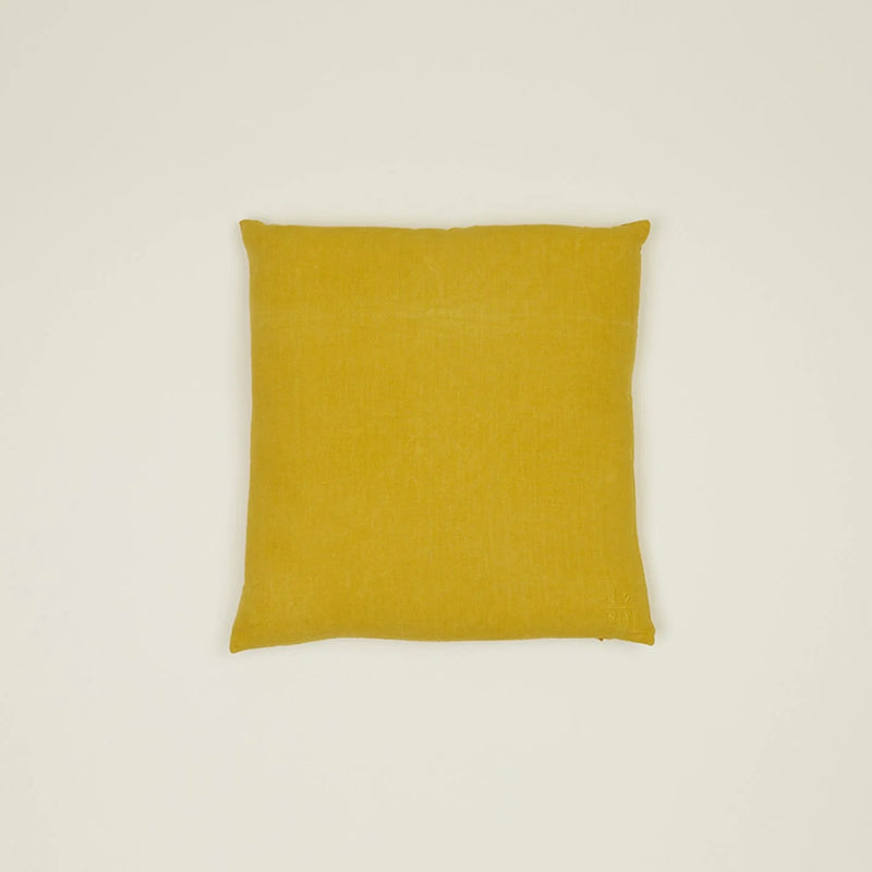 SIMPLE LINEN PILLOW - MUSTARD - 18"x18"