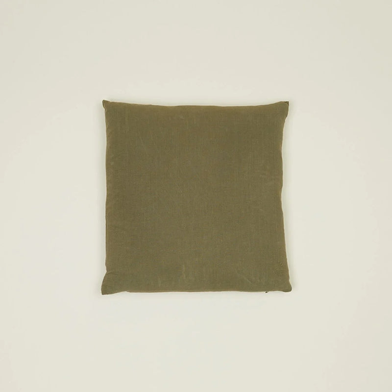 SIMPLE LINEN PILLOW - OLIVE - 22 x 22"