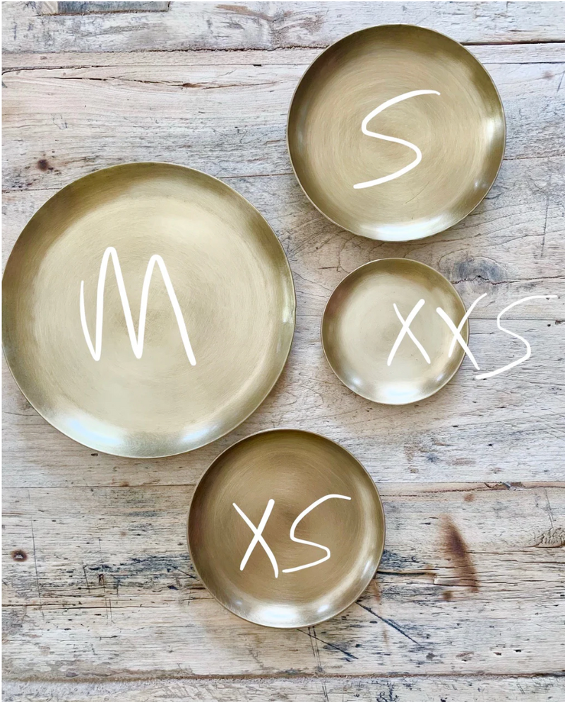 Brass Plate Round, Small