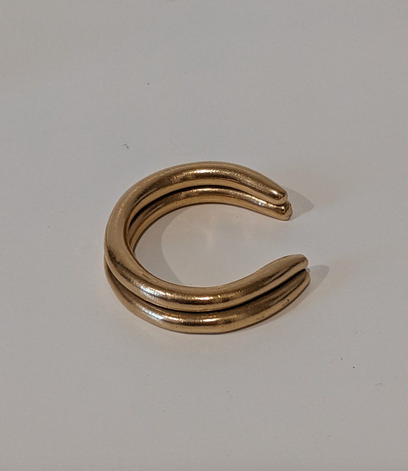 Double Bronze Bangle