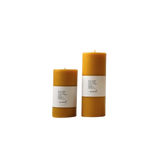 Organic Beeswax Pillar Candles