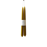 Organic Beeswax Candle Pair, Green Tea, Short