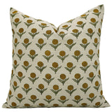 Hand-Block Print Pillow - Genda