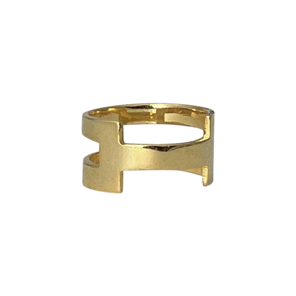 Geo Stripe Bombshell Ring