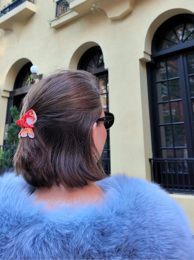 Hand-painted Mini Goldfish Claw Hair Clip | Eco-Friendly