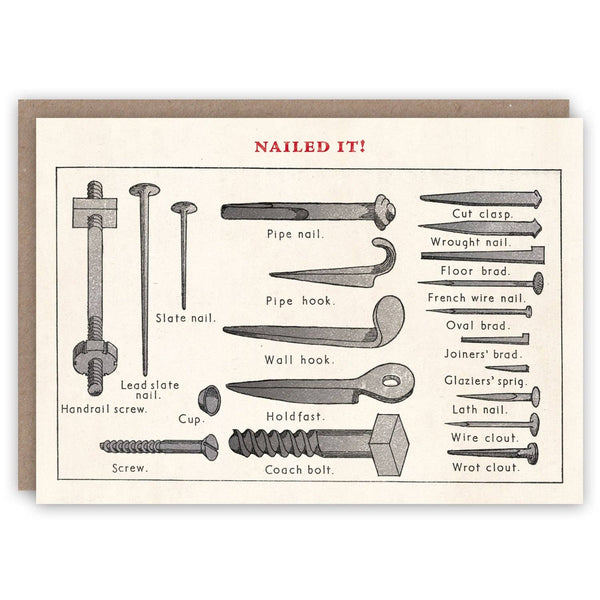Nailed It greeting card