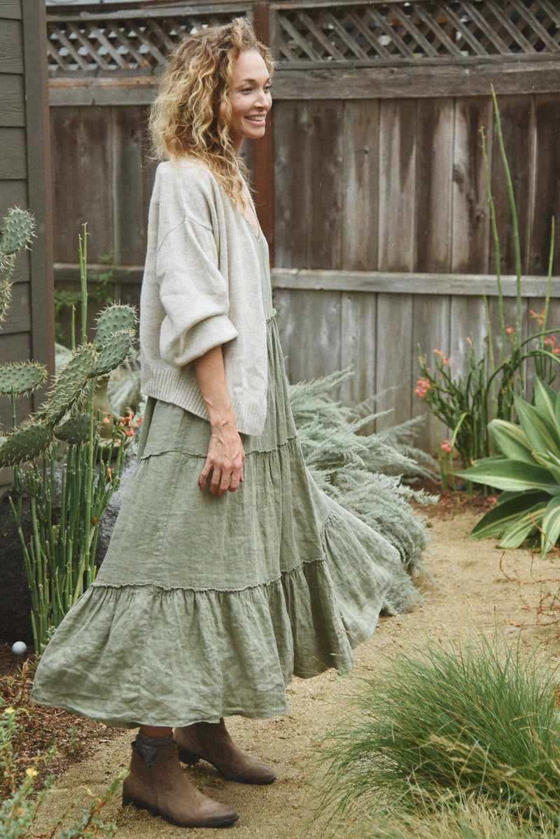 The Cashmere Yaya Cardigan - Moon