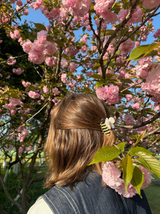 Hand-painted Bee Claw Hair Clip | Eco-Friendly