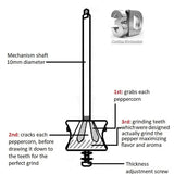 The original 'Large Brass mill' - 10" pepper grinder