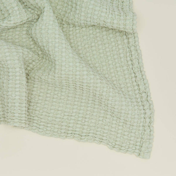 SIMPLE WAFFLE TOWELS - SAGE