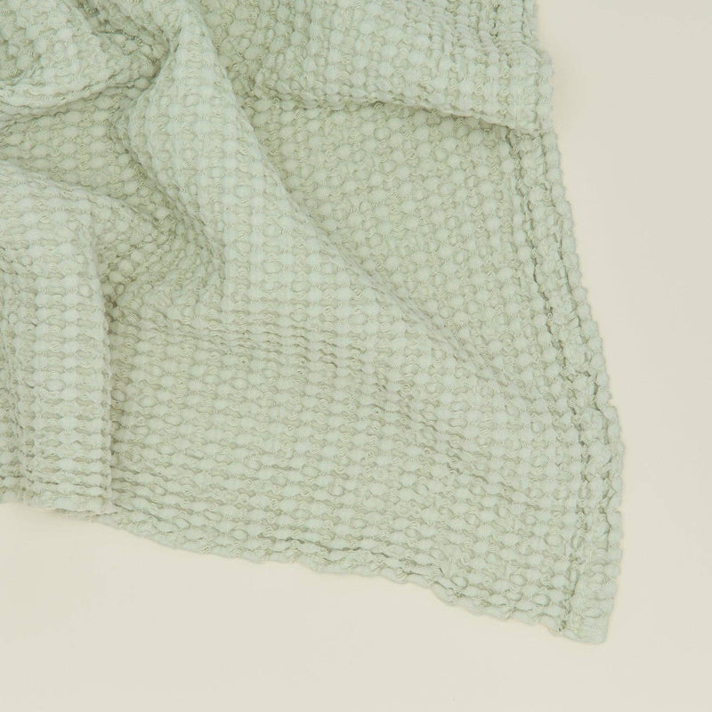 SIMPLE WAFFLE TOWELS - SAGE