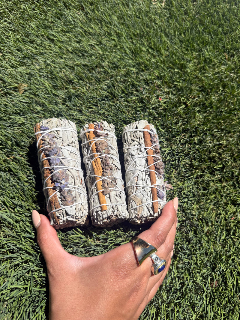 Lavender, Cinnamon & White Sage Bundles