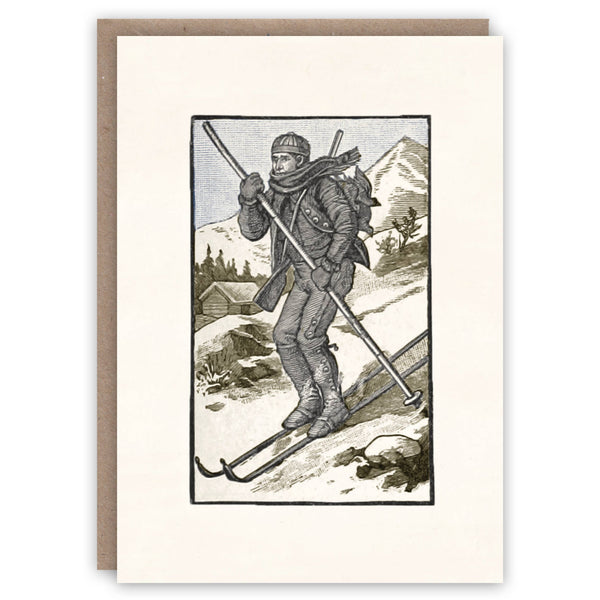 Skier Seasonal Greeting Card