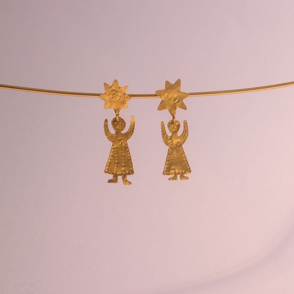 Tete de Soleil Earrings