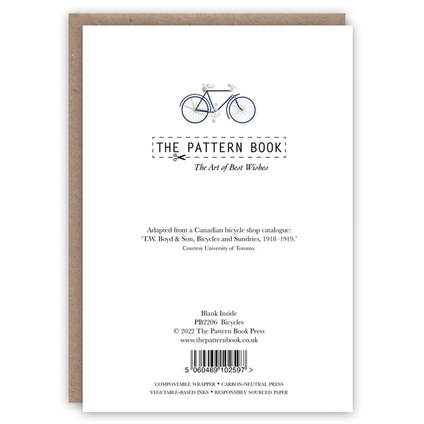 Bicycles greeting card