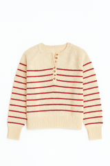 The Henley Sweater - Red