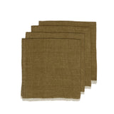 Chunky Linen Napkins, Forest Green